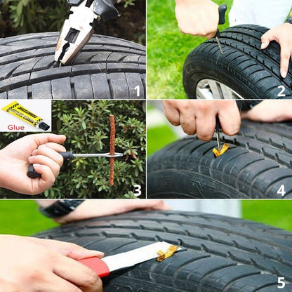 68pc Tire Repair Kit DIY Flat Tire Repair